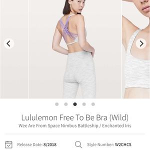 Size 4 lululemon bra worn a few times not many though